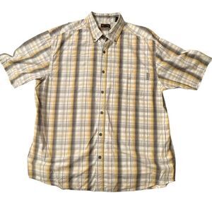 Wolverine Men’s S/S Button Down Plaid Shirt
